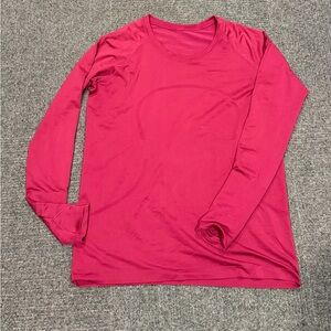 lululemon athletica Fuchsia Long Sleeve Top run swiftly